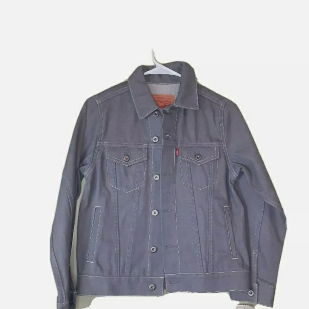 Levi Strauss & Co Jacket 10-12 Years ZiseM Gray Junior Clothing New NWT